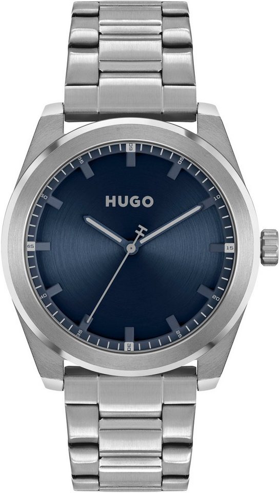 HUGO Quarzuhr #BRIGHT, Armbanduhr, Herrenuhr, Mineralglas, anlog von HUGO