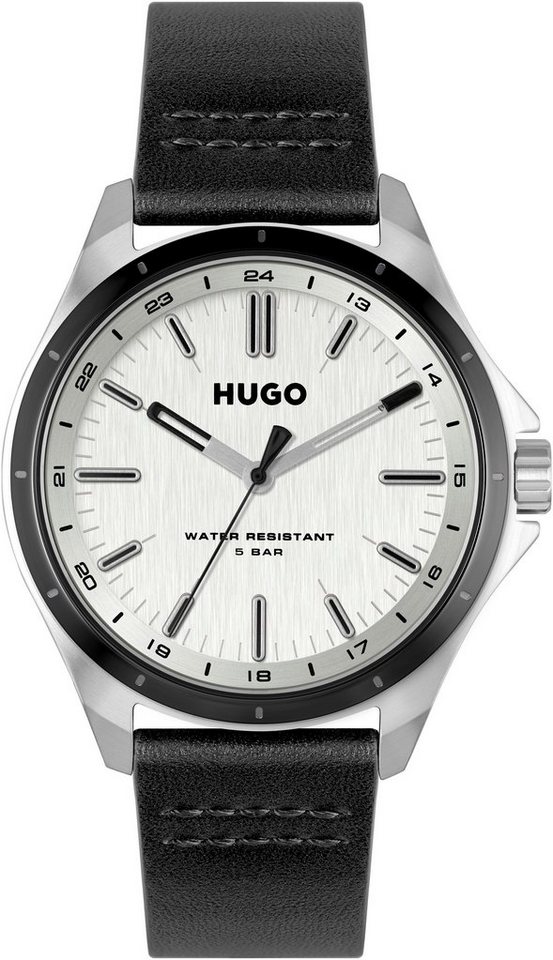 HUGO Quarzuhr #COMPLETE, 1530325, Armbanduhr, Herrenuhr, Mineralglas, anlog von HUGO