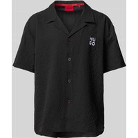 HUGO Regular Fit Freizeithemd mit Strukturmuster Modell 'CHAFFLE' in Black, Größe M HUGO Regular Fit Freizeithemd mit Strukturmuster Modell 'CHAFFLE' in Black, Größe M von HUGO