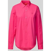 HUGO Regular Fit Hemdbluse mit Label-Stitching Modell 'THE ESSENTIAL' in Pink, Größe 32 von HUGO