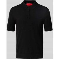 HUGO Regular Fit Poloshirt aus Viskose-Mix Modell 'SAN PETER-CV' in Black, Größe L HUGO Regular Fit Poloshirt aus Viskose-Mix Modell 'SAN PETER-CV' in Black, Größe L von HUGO