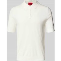 HUGO Regular Fit Poloshirt aus Viskose-Mix Modell 'SAN PETER-CV' in Offwhite, Größe XXL von HUGO