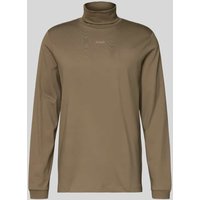 HUGO Regular Fit Rollkragenpullover aus reiner Baumwolle Modell 'DAPOROLLO' in Mittelgrau, Größe XXL HUGO Regular Fit Rollkragenpullover aus reiner Baumwolle Modell 'DAPOROLLO' in Mittelgrau, Größe XXL von HUGO