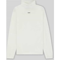 HUGO Regular Fit Rollkragenpullover aus reiner Baumwolle Modell 'DAPOROLLO' in Weiss, Größe XXL von HUGO