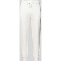 HUGO Regular Fit Sweatpants mit Label-Print Modell 'Dayote' in Kitt, Größe L von HUGO