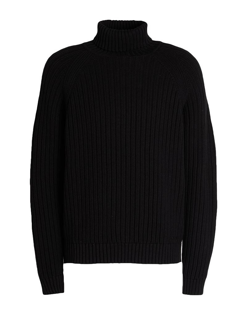 HUGO Rollkragenpullover Herren Schwarz von HUGO