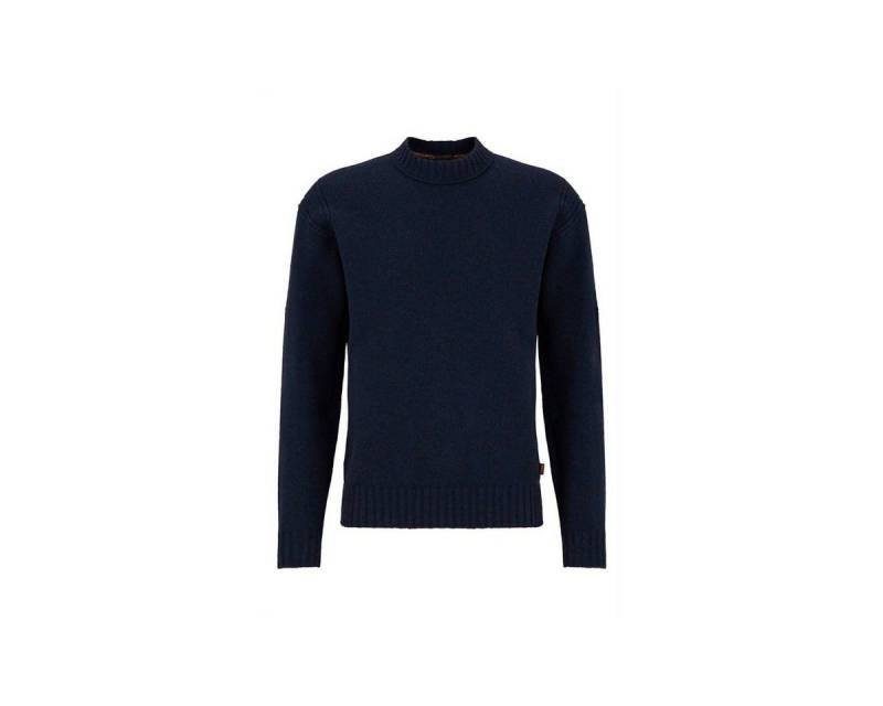 HUGO Rundhalspullover uni regular fit (1-tlg) von HUGO