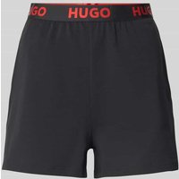 HUGO Shorts mit Stretch-Anteil Modell 'SPORTY' in Black, Größe S HUGO Shorts mit Stretch-Anteil Modell 'SPORTY' in Black, Größe S von HUGO