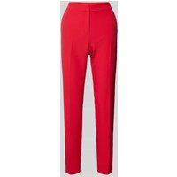 HUGO Skinny Fit Stoffhose mit Bügelfalten Modell 'Hagonia' in Rot, Größe 40 von HUGO
