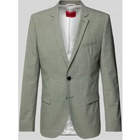 HUGO Slim Fit 2-Knopf-Sakko mit Reverskragen Modell 'Arti' in Khaki, Größe 52 von HUGO