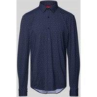 HUGO Slim Fit Business-Hemd mit Knopfleiste Modell 'Kenno' in Weiss, Größe 38 von HUGO