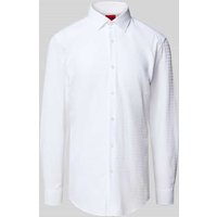 HUGO Slim Fit Business-Hemd mit Knopfleiste Modell 'Kenno' in Weiss, Größe 41 HUGO Slim Fit Business-Hemd mit Knopfleiste Modell 'Kenno' in Weiss, Größe 41 von HUGO