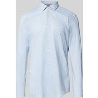 HUGO Slim Fit Freizeithemd aus reiner Baumwolle Modell 'KENNO' in Hellblau, Größe 43 von HUGO