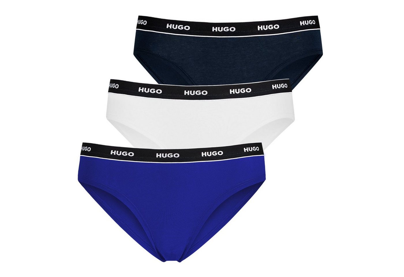 HUGO Slip Cotton Stretch (3-St) mit Logobund von HUGO