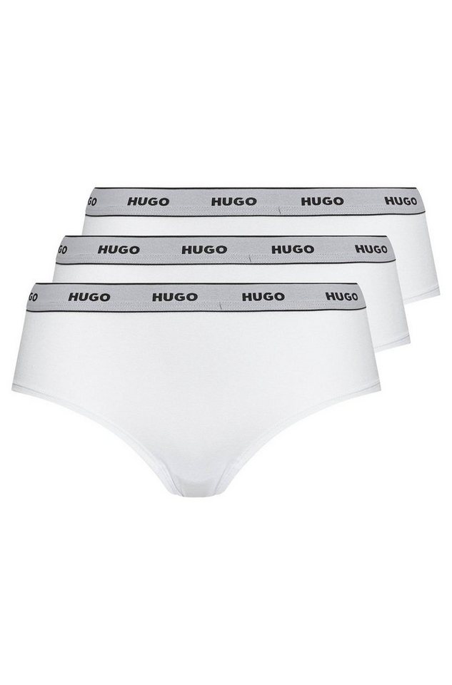 HUGO Slip Damen Hipster, 3er Pack - Hipster Stripe von HUGO