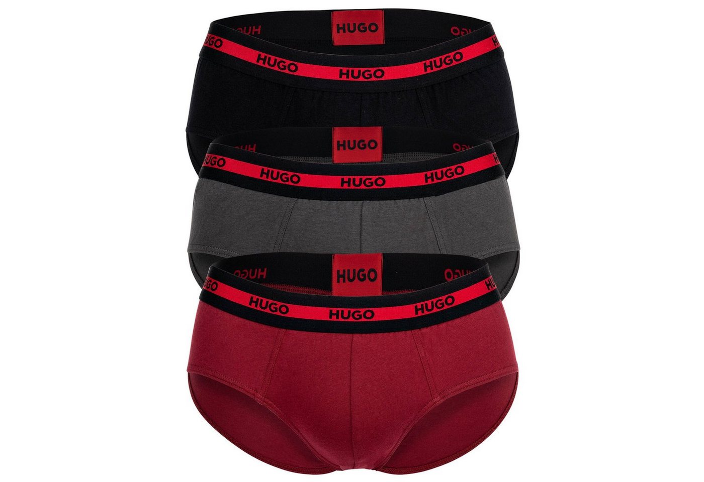 HUGO Slip Herren Slips, 3er Pack - Hip Briefs Triplet von HUGO