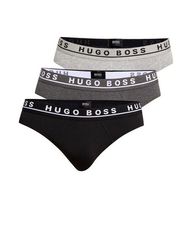 HUGO Slip Hugo Bos Slips, Hugo Boss Brief 3P Cotton Stretch Herren Mini/Brief. von HUGO