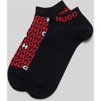 HUGO Sneakersocken mit Label-Detail im 2er-Pack in Black, Größe 39-42 von HUGO