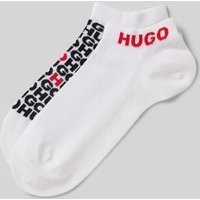 HUGO Sneakersocken mit Label-Detail im 2er-Pack in Weiss, Größe 39-42 HUGO Sneakersocken mit Label-Detail im 2er-Pack in Weiss, Größe 39-42 von HUGO