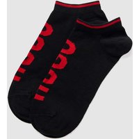 HUGO Sneakersocken mit Logo-Details im 2er-Pack Modell 'Logo' in Black, Größe 39-42 HUGO Sneakersocken mit Logo-Details im 2er-Pack Modell 'Logo' in Black, Größe 39-42 von HUGO
