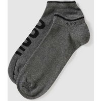 HUGO Sneakersocken mit Logo-Details im 2er-Pack Modell 'Logo' in Mittelgrau, Größe 39-42 HUGO Sneakersocken mit Logo-Details im 2er-Pack Modell 'Logo' in Mittelgrau, Größe 39-42 von HUGO