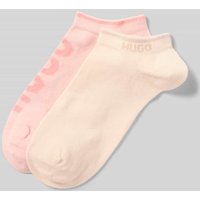 HUGO Sneakersocken mit Logo-Print im 2er-Pack in Hellrosa, Größe 39-42 HUGO Sneakersocken mit Logo-Print im 2er-Pack in Hellrosa, Größe 39-42 von HUGO