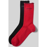 HUGO Socken aus Baumwoll-Mix im 2er-Pack in Rot, Größe 39-42 von HUGO
