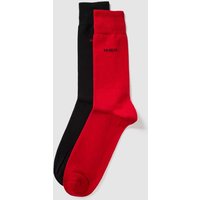 HUGO Socken mit Label-Detail im 2er-Pack in Rot, Größe 39-42 von HUGO