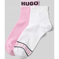 HUGO CLASSIFICATION Socken mit Label-Schriftzug im 2er-Pack in Pink, Größe 35/38 von HUGO CLASSIFICATION