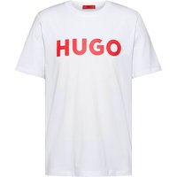 HUGO Softes T-Shirt mit Label-Frontprint in XXL von HUGO