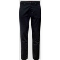 HUGO Straight Fit Jeans mit Label-Patch Modell 'HUGO 634' in Black, Größe 31/32 von HUGO