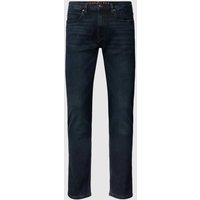 HUGO Straight Fit Jeans mit Stretch-Anteil Modell 'HUGO 734' in Marine, Größe 30/32 von HUGO