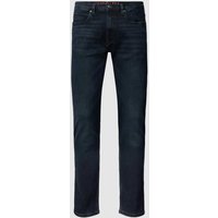 HUGO Straight Fit Jeans mit Stretch-Anteil Modell 'HUGO 734' in Marine, Größe 32/34 von HUGO