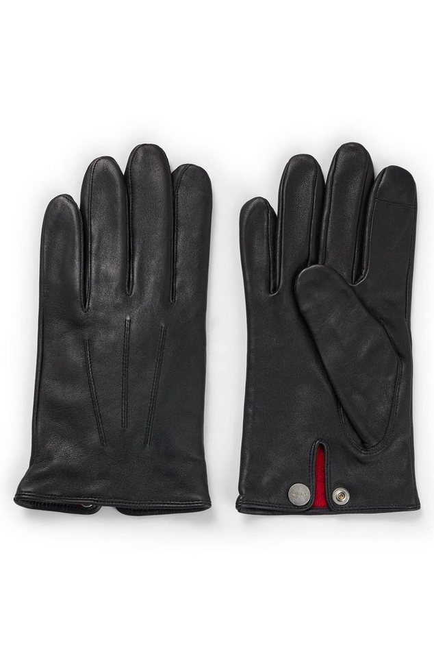 HUGO Strickhandschuhe Herren Handschuhe aus Nappaleder JAAN von HUGO