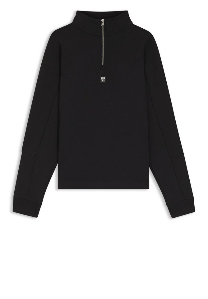HUGO Strickpullover Danovotop mit Half-Zip (1-tlg) von HUGO