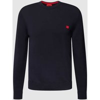 HUGO Regular Fit Strickpullover aus reine Baumwolle Modell 'CASSIUS' in Marine, Größe S HUGO Regular Fit Strickpullover aus reine Baumwolle Modell 'CASSIUS' in Marine, Größe S von HUGO