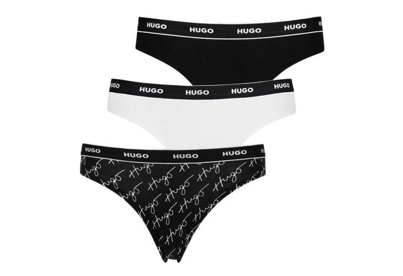 HUGO String Cotton Stretch (3-St) mit Logobund von HUGO