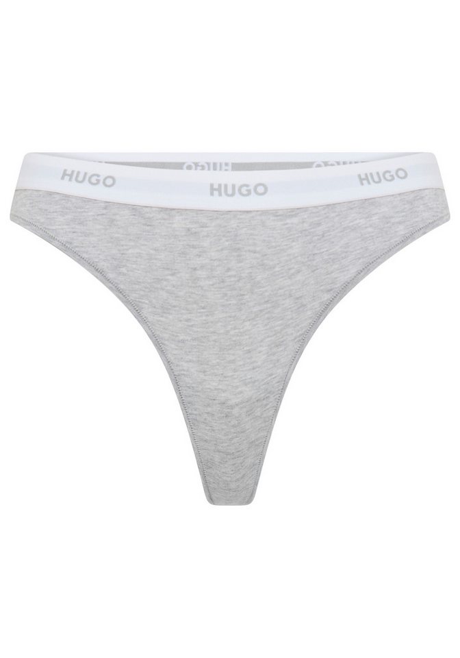 HUGO String ID aus Stretch-Baumwolle mit Logos am Bund von HUGO