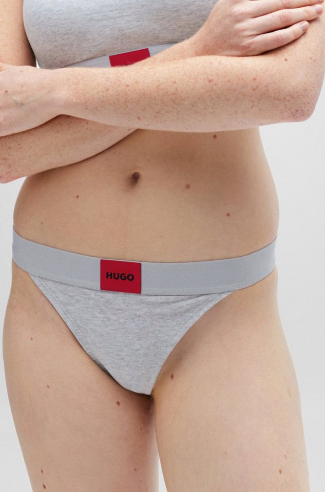 HUGO String RED LABEL mit Logo auf dem elastischen Bund von HUGO