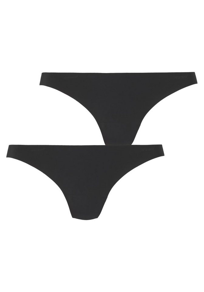 HUGO String TRIPLET THONG C.CUT (Packung) mit Markenlabel von HUGO