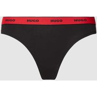 HUGO String mit elastischem Label-Bund Modell 'Carousel' in Rot, Größe XXL von HUGO