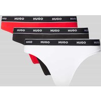 HUGO String mit Stretch-Anteil im 3er-Pack in Rot, Größe L von HUGO