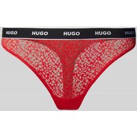 HUGO String mit elastischem Label-Bund in Rot, Größe XS von HUGO