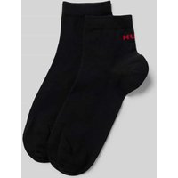 HUGO Strümpfe mit Label-Print im 2er-Pack in Black, Größe 39-42 von HUGO