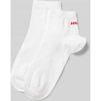 HUGO Strümpfe mit Label-Print im 2er-Pack in Weiss, Größe 39-42 von HUGO