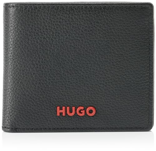 HUGO Subway 3.0_4 cc Coin Herren Wallet, Black1 von HUGO
