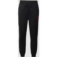 HUGO Sweatpants aus Baumwolle Modell 'Doak212' in Black, Größe L von HUGO