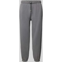 HUGO Sweatpants mit Label-Detail Modell 'Dopee' in Stein, Größe M von HUGO