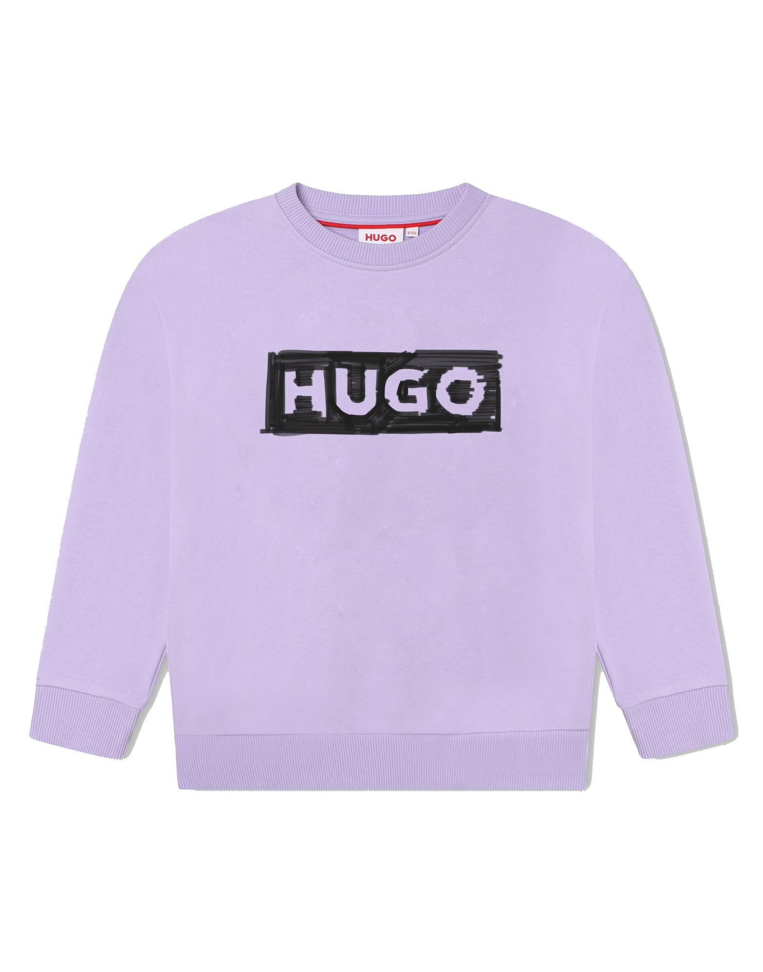 HUGO Sweatshirt Kinder Violett von HUGO