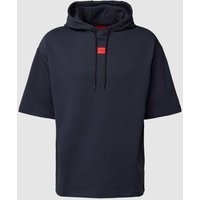 HUGO Sweatshirt mir 1/2-Arm Modell 'Dresley' in Marine, Größe S von HUGO